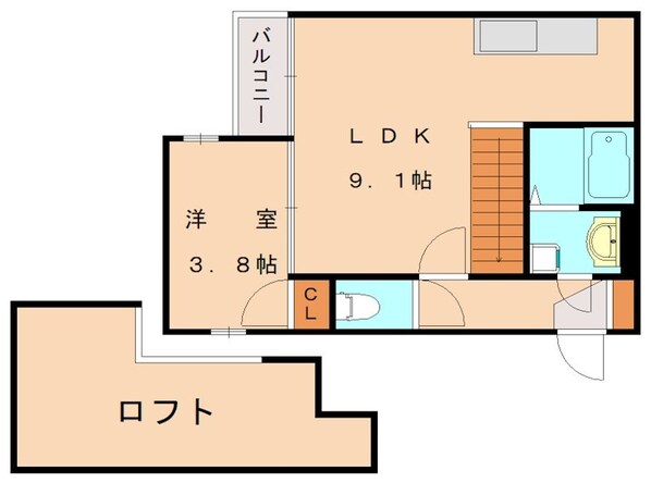 パティオ博多南Ⅱの物件間取画像